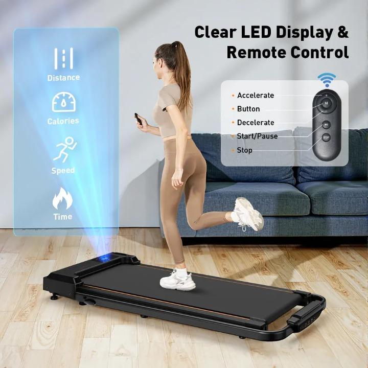 Track your performance and enjoy your favorite music