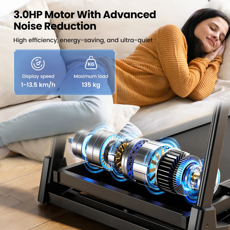 Enjoy a whisper-quiet workout